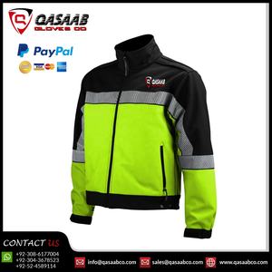 Chaqueta Impermeable de Alta Visibilidad con Cuello Alto, Transpirable, de Algodón, con Bloques de Color, para Exteriores - Product Image 6