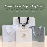 Sacs en papier personnalisés avec logo, sacs fourre-tout imprimés, sacs de shopping pour magasins de vêtements, boutiques d'optique, emballages cadeaux de Noël