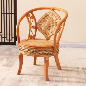 Rotin naturel 3 pièces ensemble balcon salon <span class=keywords><strong>de</strong></span> thé meubles compact chaise longue dossier tabouret <span class=keywords><strong>bain</strong></span> <span class=keywords><strong>de</strong></span> <span class=keywords><strong>soleil</strong></span> ensemble usine directe - Product Image 5