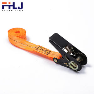 Sangles d'arrimage en polyester noir en acier inoxydable OEM 800KG Sangles d'arrimage à <span class=keywords><strong>cliquet</strong></span> sans fin pour <span class=keywords><strong>enrouleur</strong></span> Boucles en PE Sangles d'emballage - Product Image 4