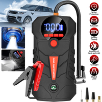 Démarreur de voiture portable DLS-R61S 12V, booster de batterie d'urgence multifonction avec compresseur d'air et gonfleur de pneus