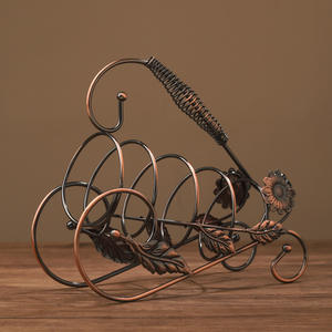 <span class=keywords><strong>Porte</strong></span>-<span class=keywords><strong>bouteille</strong></span> <span class=keywords><strong>de</strong></span> vélo rétro européen à trois roues en forme <span class=keywords><strong>de</strong></span> vélo Art debout créatif - Product Image 6