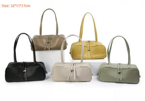 高品質ファーストレイヤー牛革女性用ショルダーバッグアンダーアームバッグ2025女性用 - Product Image 2