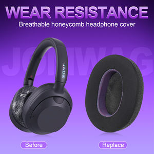 Сменные амбушюры Jomwag из дышащей сетки для ULT900 с высокоплотным шумоизоляционным поролоном (черный/фиолетовый) - Product Image 2