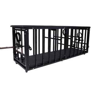 เตียงกรงยึดตรึงแบบ BDSM ขนาดยาวพิเศษ ทำจากโลหะแข็งแรงทนทาน พร้อมแผ่นรองด้านบนและดีไซน์ล็อคได้ สำหรับเฟอร์นิเจอร์ห้องนอนผู้ใหญ่ - Product Image 6