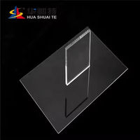 Plaques en plastique transparent PMMA de haute transparence HUASHUAITE pour bureau, 25 mm, 2 m x 3 m, plaque acrylique transparente coulée