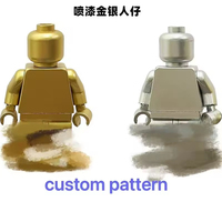 Figurines miniatures en plastique, jouets personnalisés avec personnages, ensemble de poupées miniatures en blocs de construction, jeu de jouets en blocs de construction