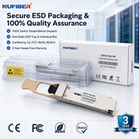 Modul Transceiver Optik 100G QSFP28 SR4 untuk Pusat Data Top of Rack Leaf Spine HPC Server Uplink AI IP Interconnect
