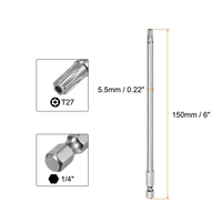 Embouts de tournevis Torx en acier S2 de haute qualité, à forte magnetisation, pour tournevis pneumatiques et électriques, très demandés