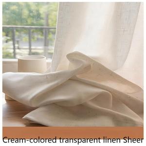 <span class=keywords><strong>Tende</strong></span> di Lusso per Soggiorno Ultimo Design <span class=keywords><strong>Tende</strong></span> per Finestre di Casa Pieghevoli in <span class=keywords><strong>Lino</strong></span> Trasparente - Product Image 6