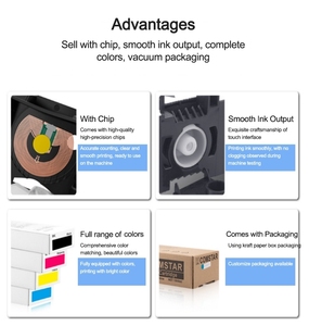 Cartouche d'encre compatible GOOSAM S-6709 S-6710 S-6711 S-6712 1000ML CMYK pour imprimante Riso ComColor 3150R 7150R 9150R, usage bureautique - Product Image 5