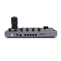 Clavier de contrôle de caméra PTZ avec joystick 4D, boutons 3D, RS-232/RS-485/LAN (POE) pour vidéoconférence, compatible avec Zoom/Teams