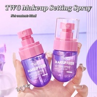 Spray Fixateur de Maquillage TWG OEM en Gros, Cosmétiques Contrôle du Sébum, Longue Tenue, Léger, Hydratant, Fini Mat