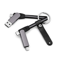 Câble de charge rapide magnétique multifonction portable mince 6 en 1 pour téléphone portable, vente chaude