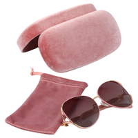 Étui à Lunettes Rigide de Marque Housse de Protection Unisexe pour Femmes Hommes Étui à Lunettes de Soleil