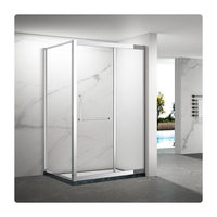 Cabines de douche modernes minimalistes personnalisées de haute qualité, design moderne, cabine de douche carrée