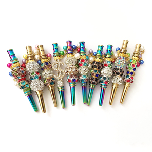 शीश हुक्का मुँह सुझावों हीरा पशु इंद्रधनुष शीश मुखपत्र हुक्का सामान - Product Image 3