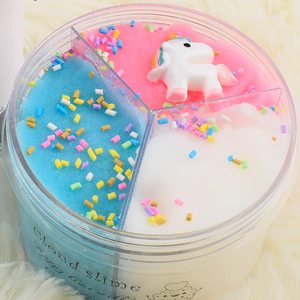 ของเล่นสไลม์ยอดฮิต บรรเทาความเครียด เนื้อนุ่ม ไม่เหนียว บีบได้ สีสันสดใส มีกลิ่นหอม สำหรับเด็ก ของชำร่วยงานปาร์ตี้ - Product Image 3