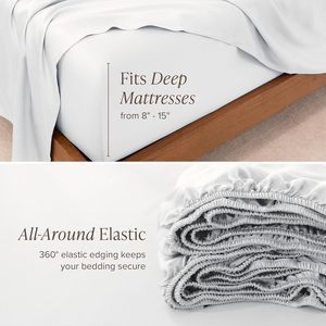 Set di Lenzuola Ecologiche in Lyocell Organico con Federe e Copripiumino, Effetto Fresco al Tatto - Product Image 5