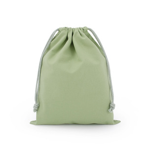 Bolsas con cordón de muselina de lona de algodón orgánico impresas con logotipo personalizado reutilizables portátiles ecológicas baratas - Product Image 2