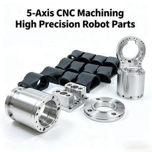 หุ่นยนต์แปรรูป CNC แบบกำหนดเอง โครงอะลูมิเนียมอัลลอยด์และสแตนเลส แขนหุ่นยนต์อัจฉริยะ ชิ้นส่วนต้นแบบสำหรับการขึ้นรูปด้วยเครื่องจักร - Product Image 1