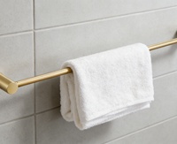 Ensemble d'accessoires de salle de bain 6 pièces, kit de porte-serviettes de salle de bain