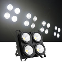 Luz Cegadora LED COB Blanca de 400W, Panel LED de 4 Ojos, Luces Par LED, Control DMX512, Luz de Escenario