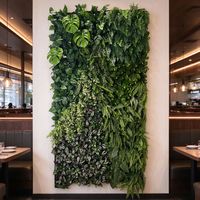 Panneau mural végétal artificiel sur mesure pour la décoration intérieure