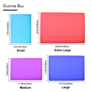 مفارش طاولة سيليكون مطبوعة حسب الطلب، مضادة للانزلاق، قابلة للطي، قابلة للغسل، مقاومة للحرارة - Product Image 3