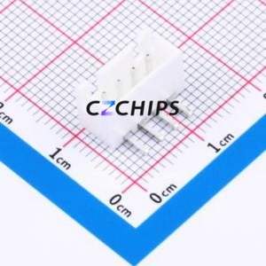 WAFER-XH2.54-4PWZ Wire-to-Board Pin Header Bent Lead Through Hole,P=2.5mm Connector 1x4P 2.5mm Right Angle Insert XH - Product Image 1