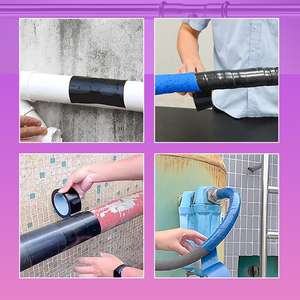 Aangepaste Duurzame <span class=keywords><strong>Pvc</strong></span> Pijp <span class=keywords><strong>Tape</strong></span> 12M Waterdichte Isolatie Afdichting Ondergrondse Verpakking 600V Nominaal 22n/Cm Treksterkte Lijm - Product Image 4