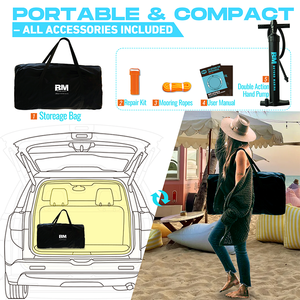 Dermaga tiup melingkar rakit air - Product Image 6