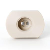 Colector de Flujo Neumático de Doble Canal con División de Flujo, Fabricado con PEEK de Grado Médico Virgen, Compatible con Diseño Personalizado, Mecanizado CNC Integral
