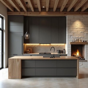 <span class=keywords><strong>Meuble</strong></span> de <span class=keywords><strong>cuisine</strong></span> modulaire moderne en granit laqué avec grand rangement, évier et robinet, idéal pour appartement - Vente en gros - Product Image 5