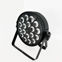 Projecteur PAR en aluminium moulé 18*10W RGBW 4-en-1, 5-en-1, 6-en-1, DMX512, idéal pour les spectacles sur scène en extérieur