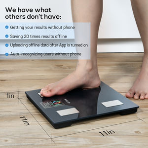 Yolanda BMI skala lemak tubuh pintar dengan berbagai data pada layar VA besar - Product Image 5