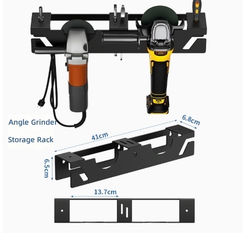 Support de rangement pour meuleuse d'angle black-G-5