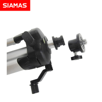 Trépied de niveau laser SIAMAS 1,2 m, support en aluminium 1,5 m pour utilisation de niveau automatique, support professionnel 1,8 m avec tête rotative
