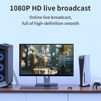Carte de capture vidéo PCIe 4 canaux personnalisable compatible HD 1080p 60fps avec adaptateur de streaming en direct OBS et quatre ports