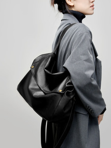 <span class=keywords><strong>Bolso</strong></span> Tote Grande de Cuero Genuino para <span class=keywords><strong>Mujer</strong></span>, <span class=keywords><strong>Bolso</strong></span> de Hombro Vintage de Piel de Vaca, <span class=keywords><strong>Bolso</strong></span> Hobo de Gran Capacidad, Apto para Revistas A4 y Portátil - Product Image 3
