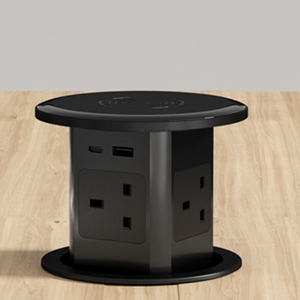 Klass ปลั๊<span class=keywords><strong>ก</strong></span>อเนกประสงค์4หัวปลั๊กไฮดรอลิกสปริงประชุมโต๊ะซ็อ<span class=keywords><strong>ก</strong></span>เก็ตป๊อปอัพ - Product Image 4