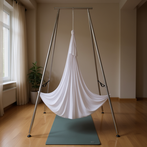 Soporte para columpio de yoga aéreo Db Wholesale, 9.67 pies de altura, hamaca de nailon, marco profesional para yoga, para uso en interiores y exteriores - Product Image 2