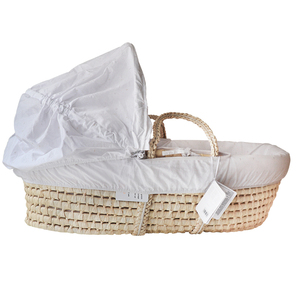 Natural Custom Straw Baby Travel Bassinet Cradle - Product Image 2