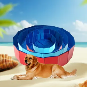 新设计宠物游泳池游泳池可折叠大宠物浴缸狗浴缸塑料狗游泳池狗美容浴缸