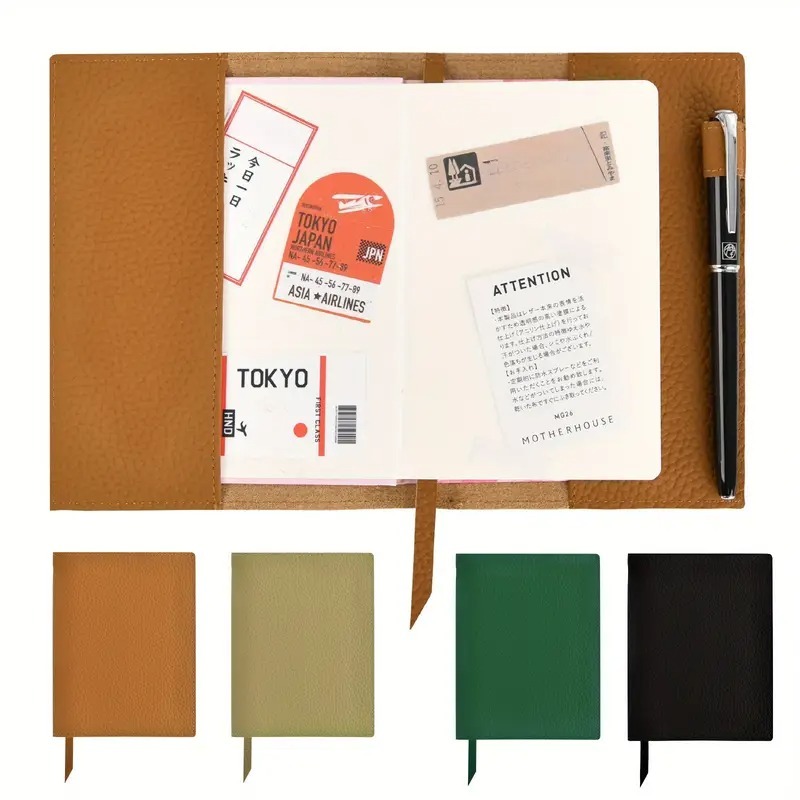 Premium PU Leather Book Cover with
