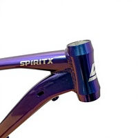 Cadre de vélo de montagne en alliage d'aluminium SpiritX, frein à disque, 12 vitesses, 29 pouces, capacité de charge de 120 kg, pour le commuting, la course, les loisirs, adulte