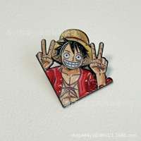 Nouvelles Épingles Métalliques Anime Tendance Personnages de Dessins Animés Mignons Badges Métalliques Durables Impression 3D/UV Faible MOQ Vente en Gros Cadeaux Anime Épingles
