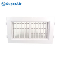Système HVAC Prix d'usine Diffuseur à lame fixe Multivent Diffuseur d'air de ventilation de climatisation universel