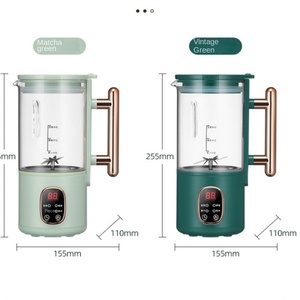 เครื่องปั่นไฟฟ้าแบบพกพา ความจุ 1200 มล. โถแก้วเก็บความร้อน เครื่องใช้ในครัวอัจฉริยะ สำหรับทำนมถั่ว นมถั่วเหลือง - Product Image 6