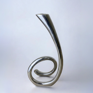 Modern Abstract Metal Spiral Handmade Single <b>Taper</b> <b>Candle</b> <b>Holder</b> & Stand Christmas Home Decor - Product Image 1